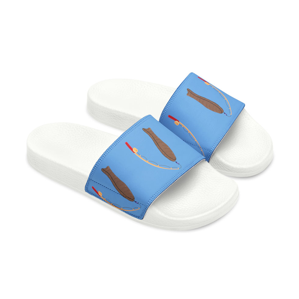 Thumbnail: Gone Fishing Chocolate Fish - Men's Slider Sandals