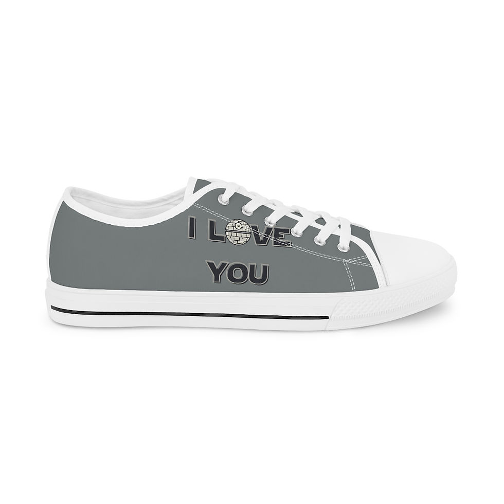 Thumbnail: Star Wars - I love you I know Men's Low Top Sneakers