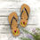 Thumbnail: Hatched Kiwi Flip Flops