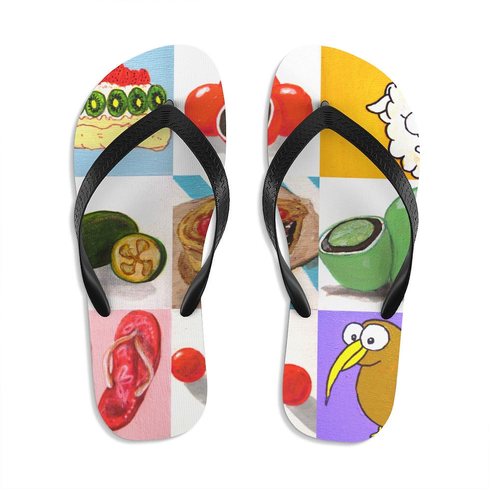 Thumbnail: Kiwiana Unisex Flip-Flops