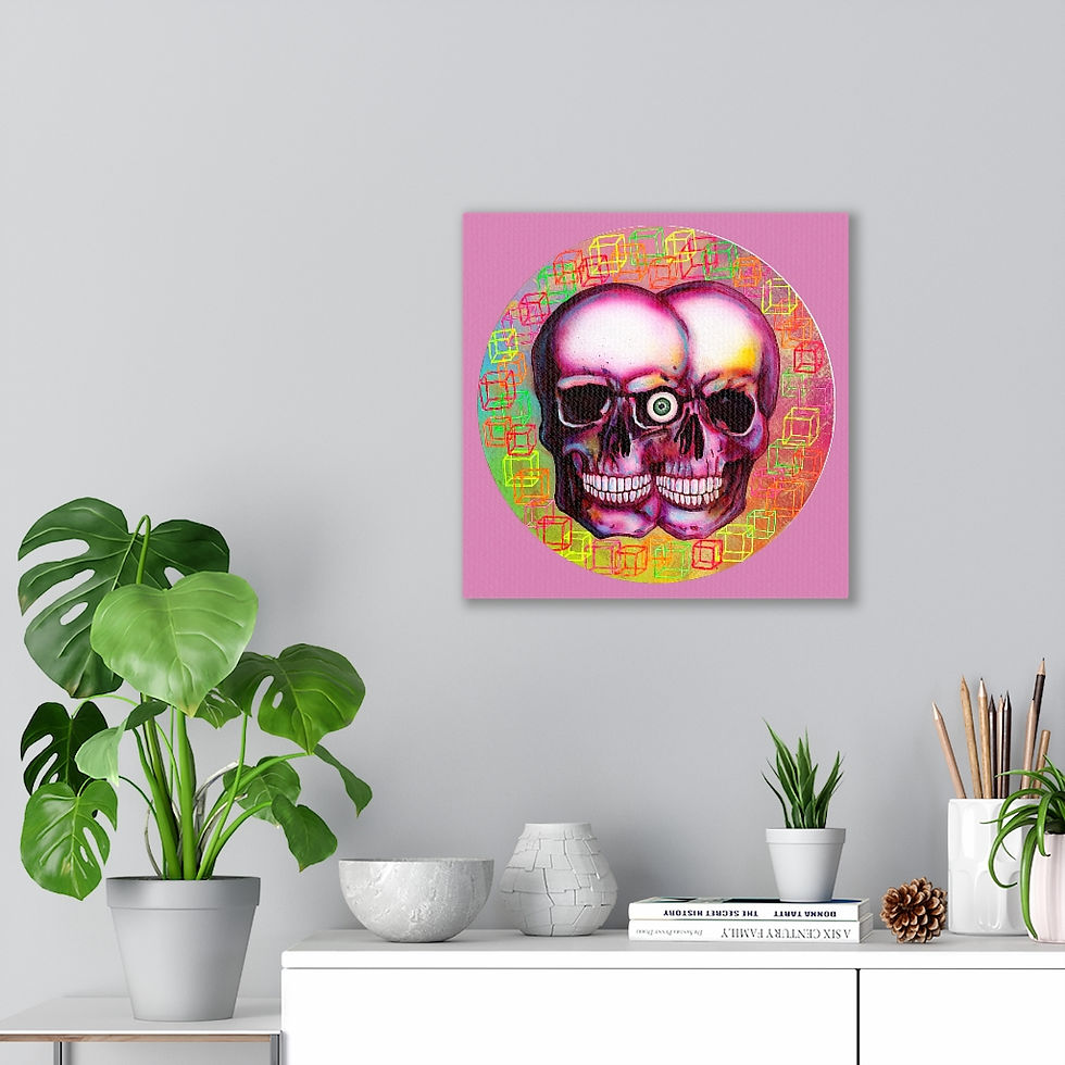 Thumbnail: Psychedelic Ascension - Canvas Gallery Wraps