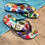 Thumbnail: Kiwiana Food and Drink icons - Unisex Flip-Flops/Jandals