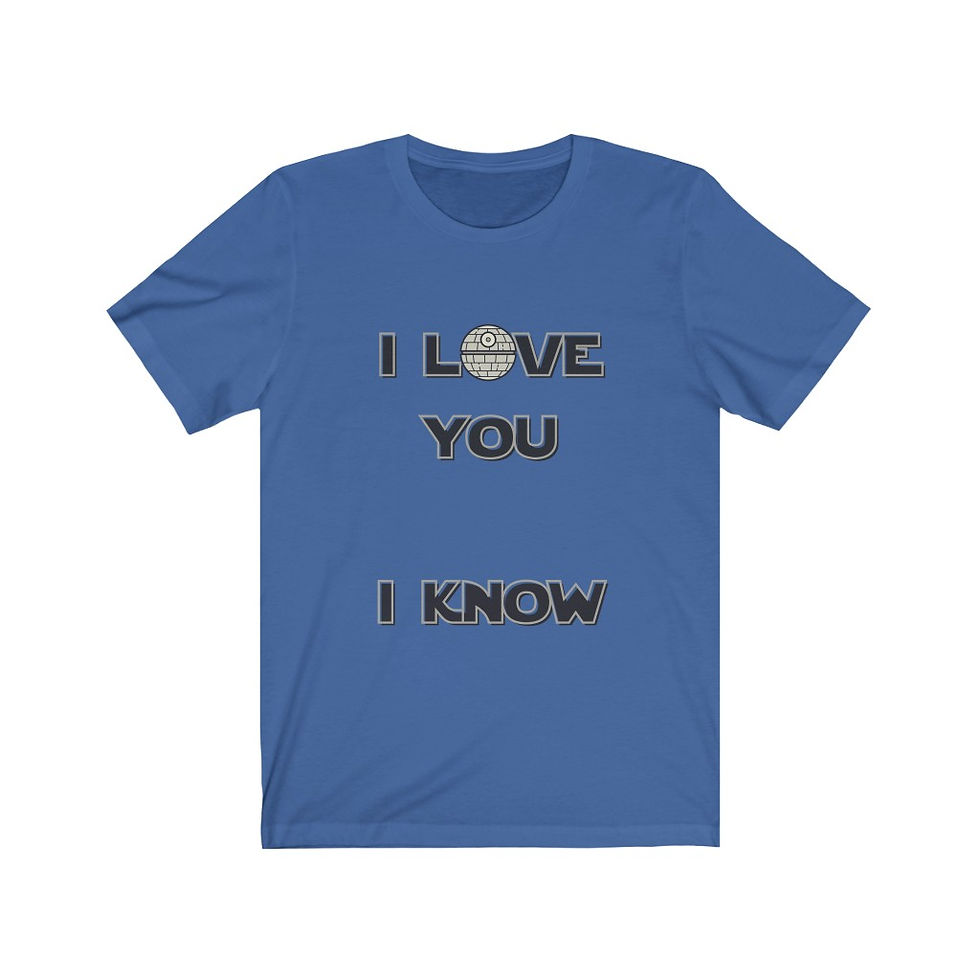 Thumbnail: I love you, I know (Star Wars) Unisex Jersey Short Sleeve Tee