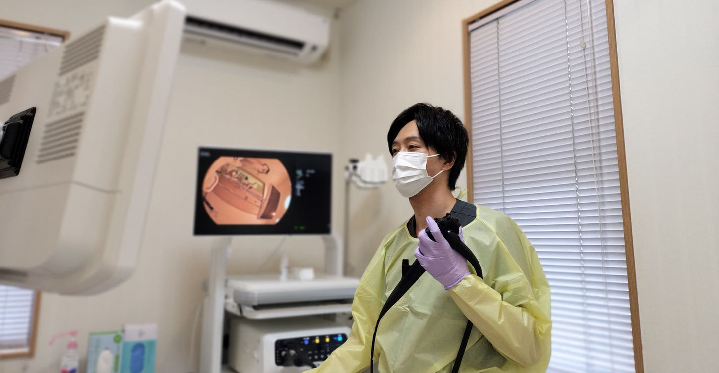 栗東内科・内視鏡クリニック検査の様子