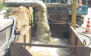 既存井戸の洗浄