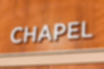 Aluminum Cut Letters for Chapel