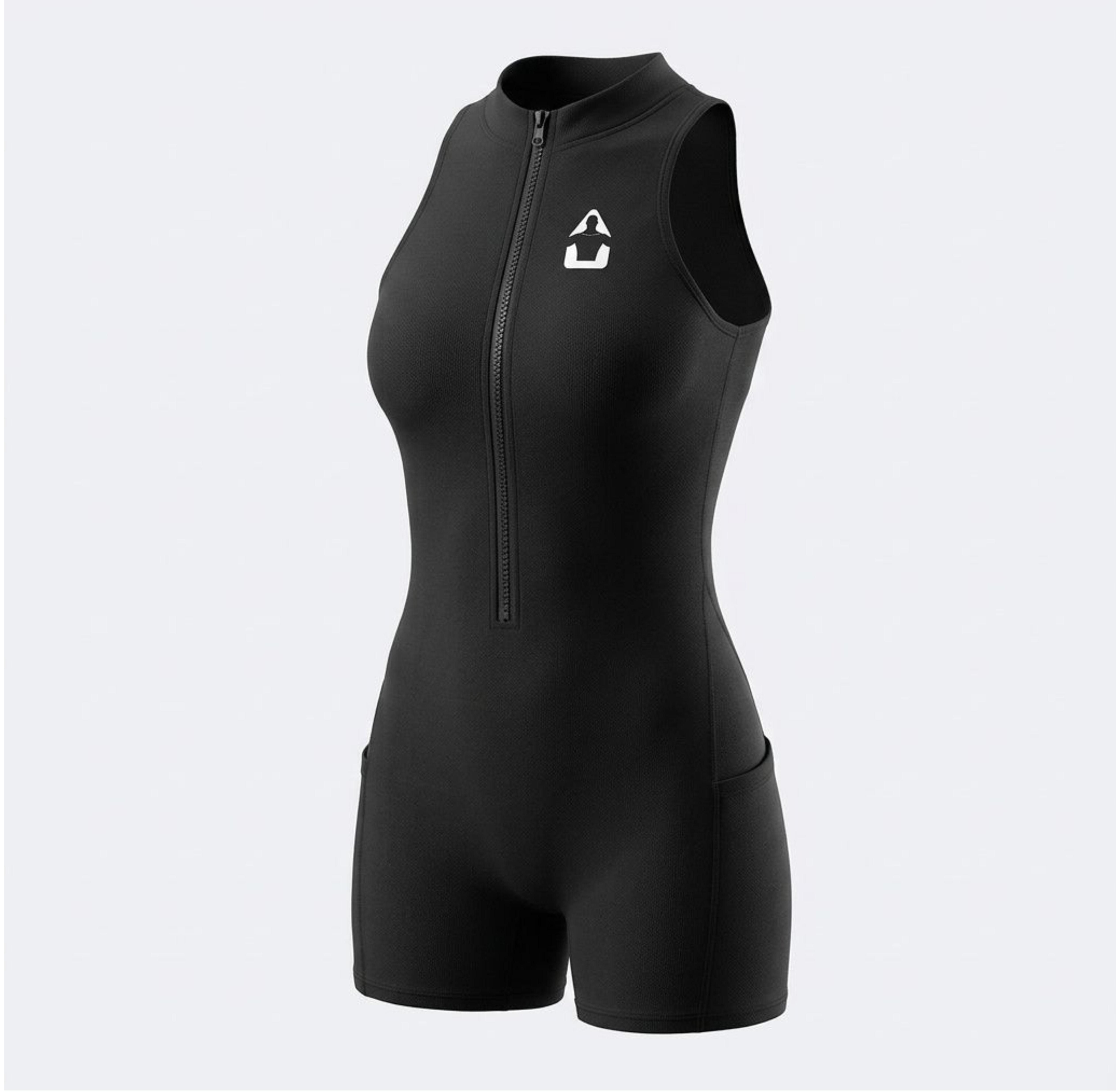 Women’s Quarter-Zip Yoga Romper