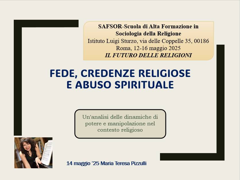 SAFSOR Fede credenze