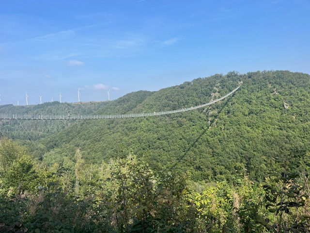 Geierlay Suspension Bridge in Sosberg, Germany