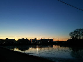 みどりの風 ある日の夕方の風景です