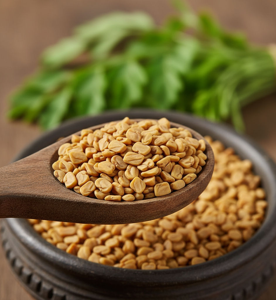 3. Fenugreek (Methi)