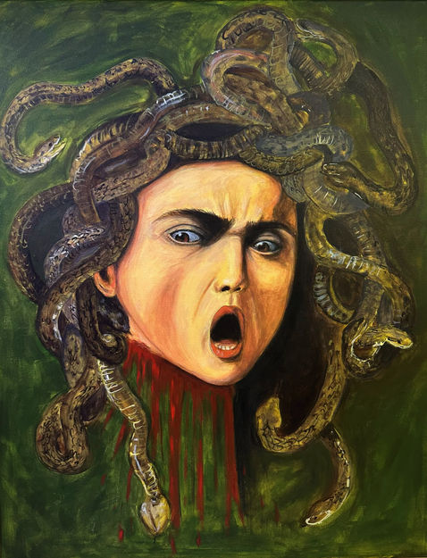 Study of Caravaggio Medusa
