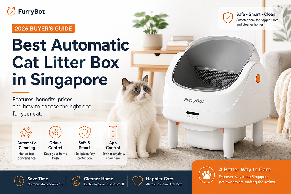 Best Automatic Cat Litter Box in Singapore (2026 Buyer's Guide)