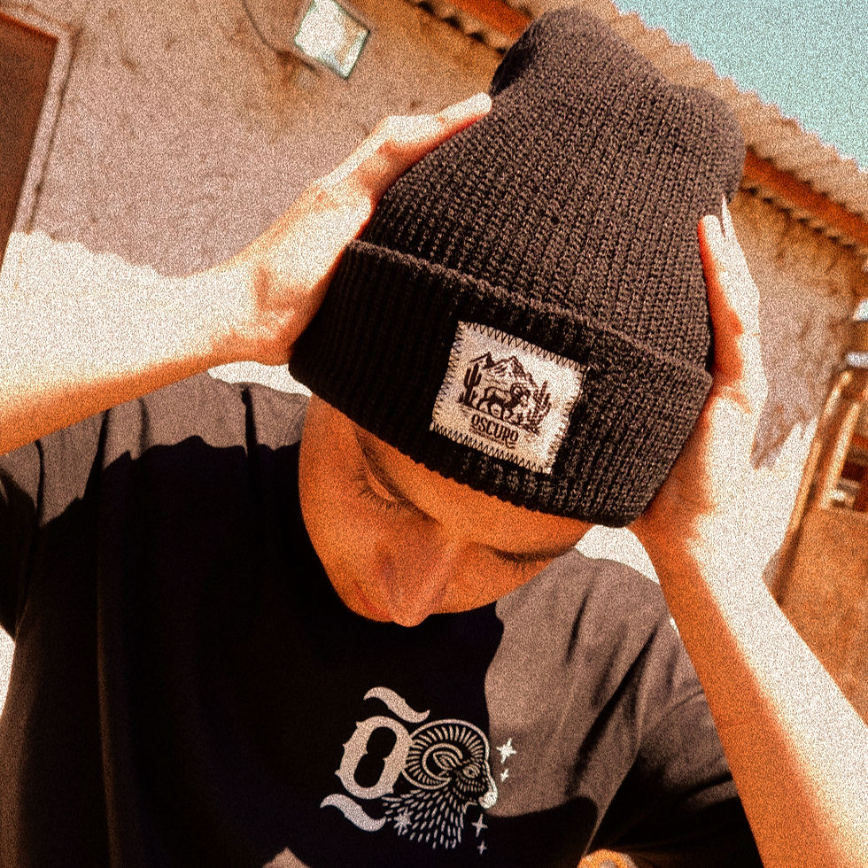 Gorro lana bordado