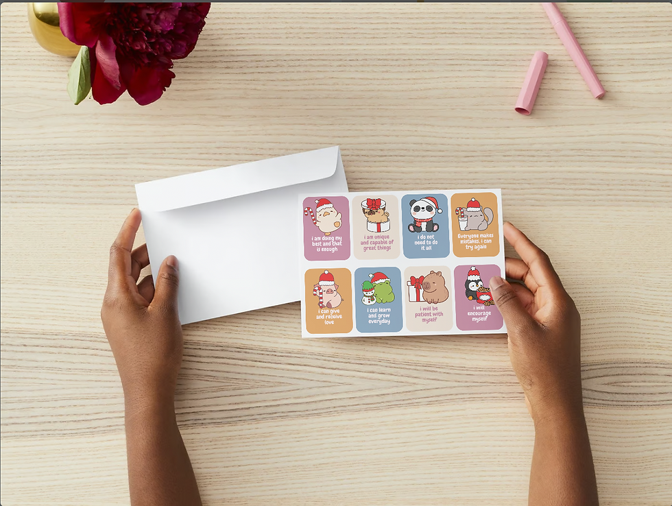 Thumbnail: Christmas Affirmation Cards