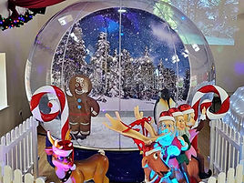 giant snow globe