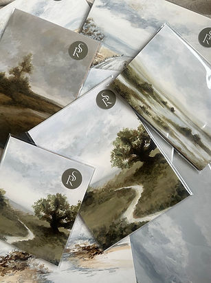 Art print labels and packaging