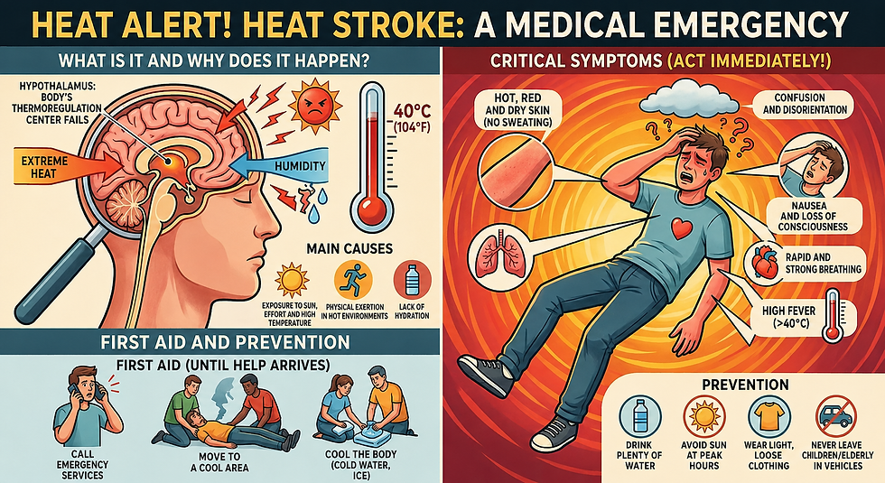 Symptoms of Heatstroke