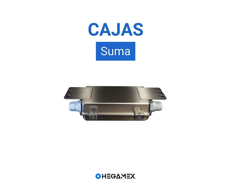 Cajas suma para celdas de carga