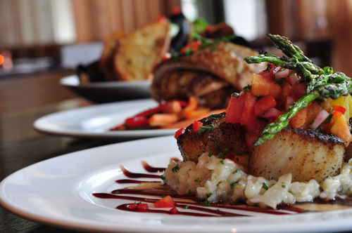 Arranged Food and Objects