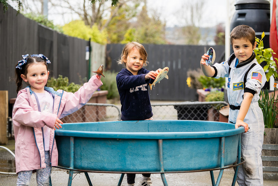 Kids play time games at Cobham Street creche for 2 to 6 year olds