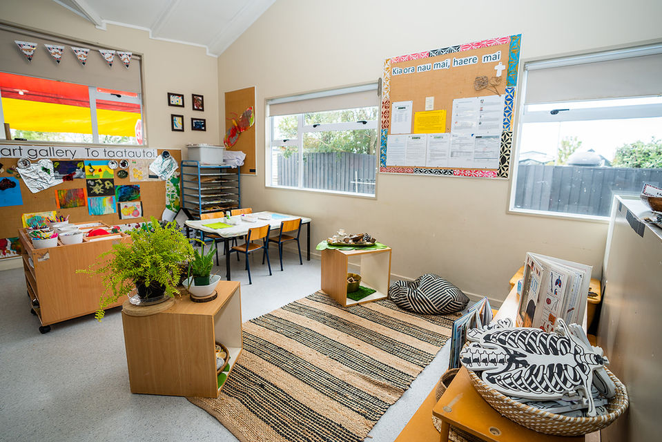 Indoor learning and play area at Cobham Street Te Whare Rama