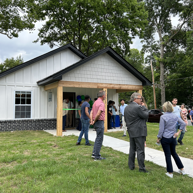1301 West 10th Street Habitat Home Dedication