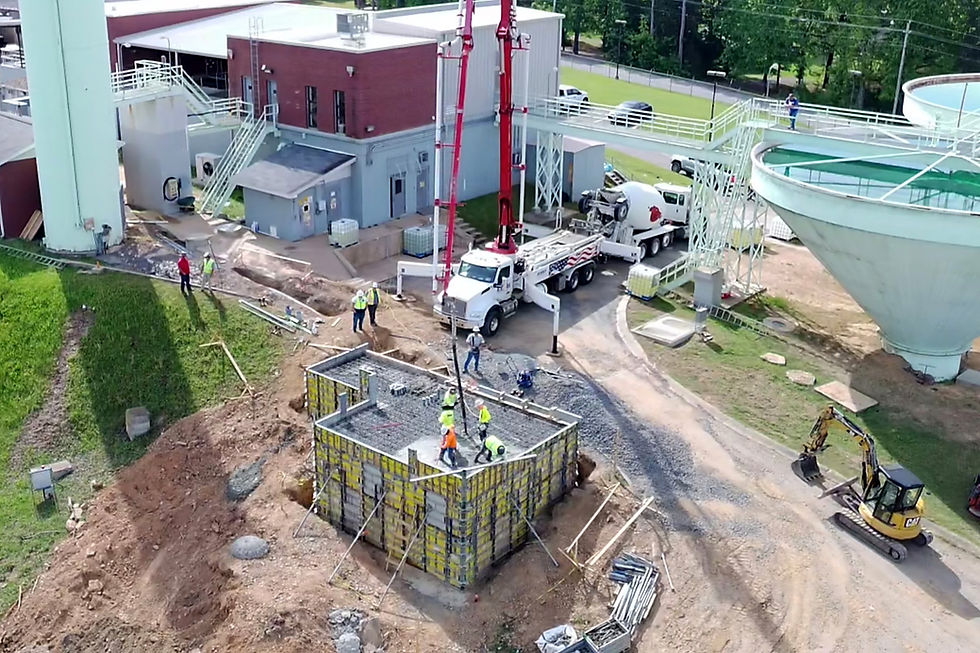 Commercial concrete building project by Dircon Construction