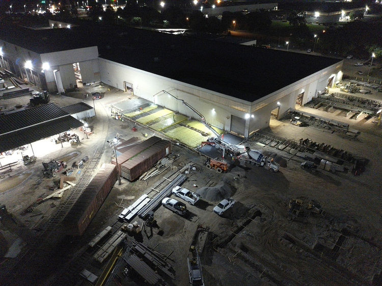 Dircon Construction Project: Lexicon Maintenance Building in Little Rock, Arkansas
