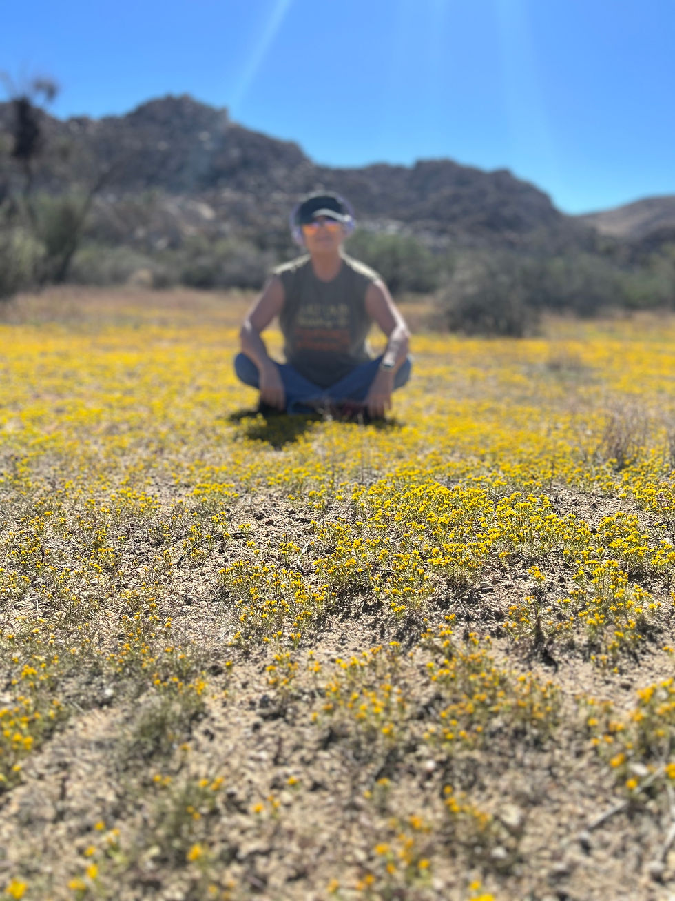 Chillin' in the flowers