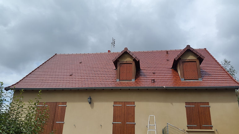 Toiture avec un hydrofuge