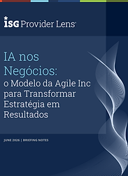 Capa do relatório ISG Agile Inc