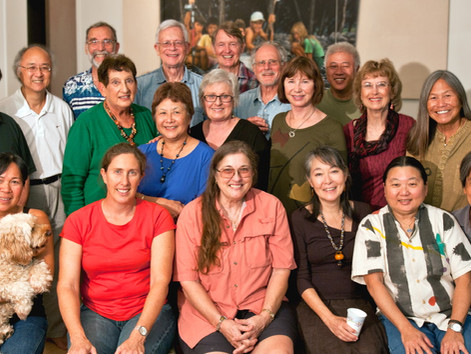 Fellow Artists and Friends at Ward Center Gallery