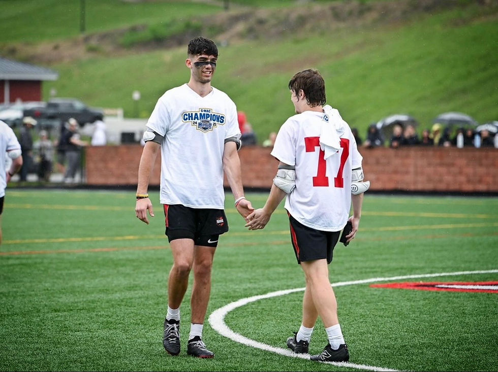 Ryan McCann has played sports since early youth and continues to play in college.