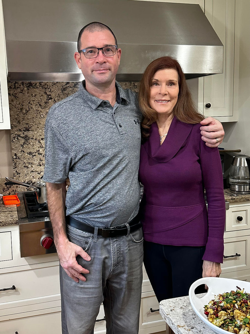 Carroll S. Golden and her son Eric