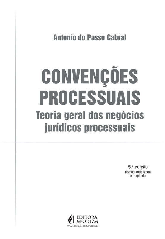 Convenções processuais