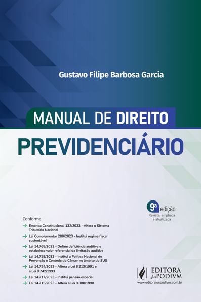 Manual de direito previdenciário