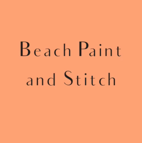 アート 額縁 Kate Buchanan The Artful Poacher Beach paint and stitch kit (with tutorial included