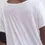 Miniatura: WM STYLE PURE WHITE OPEN NECK TSHIRT OVERSIZED  BACK