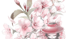 メッセージカード用キャラクターイラスト