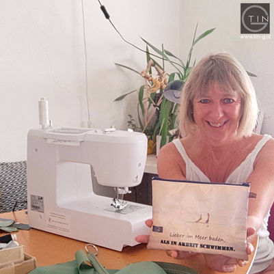 Lieber im Meer baden, als in Arbeit schwimmen.