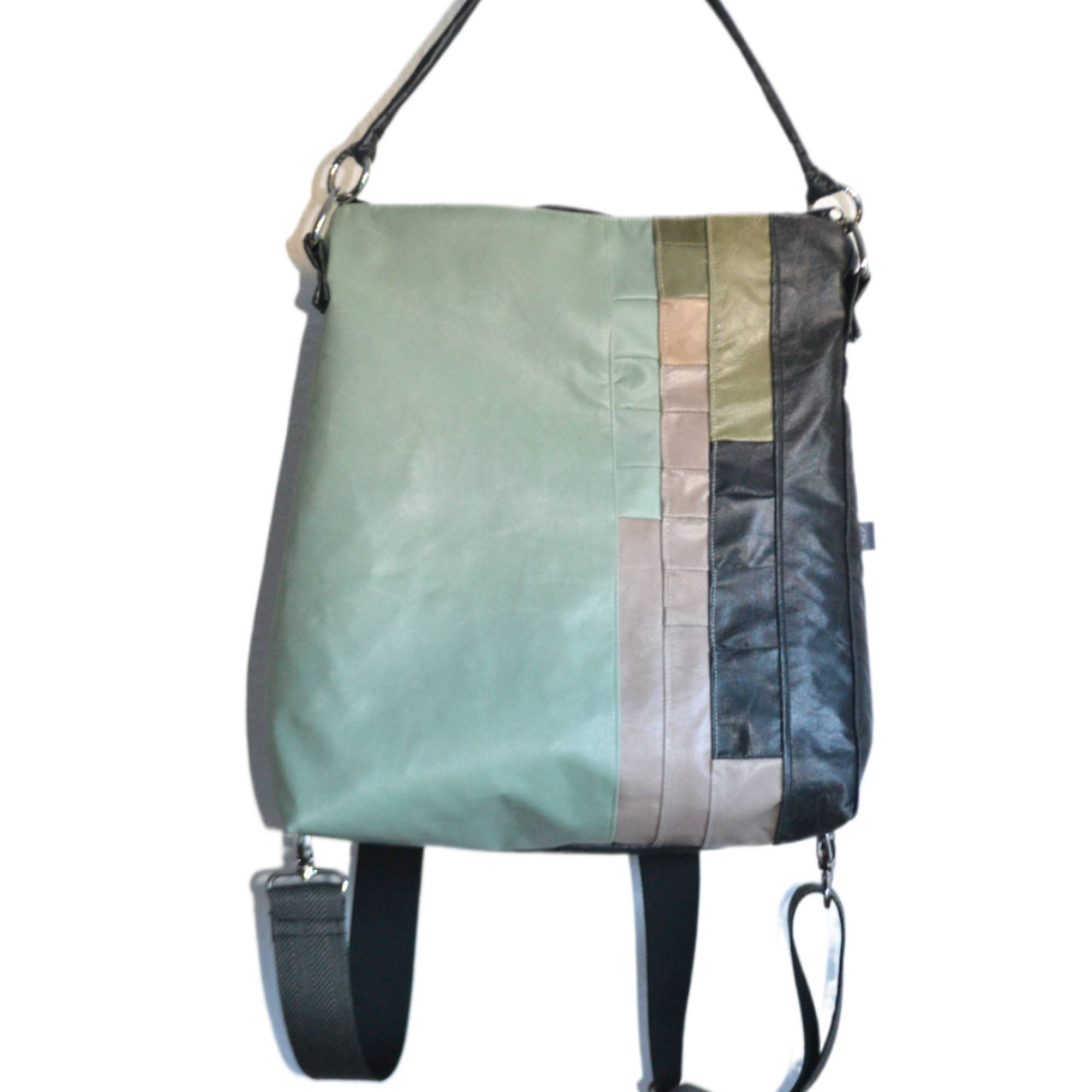 MOLLY-VintageGrün/schwarz Farbverlauf Rucksack