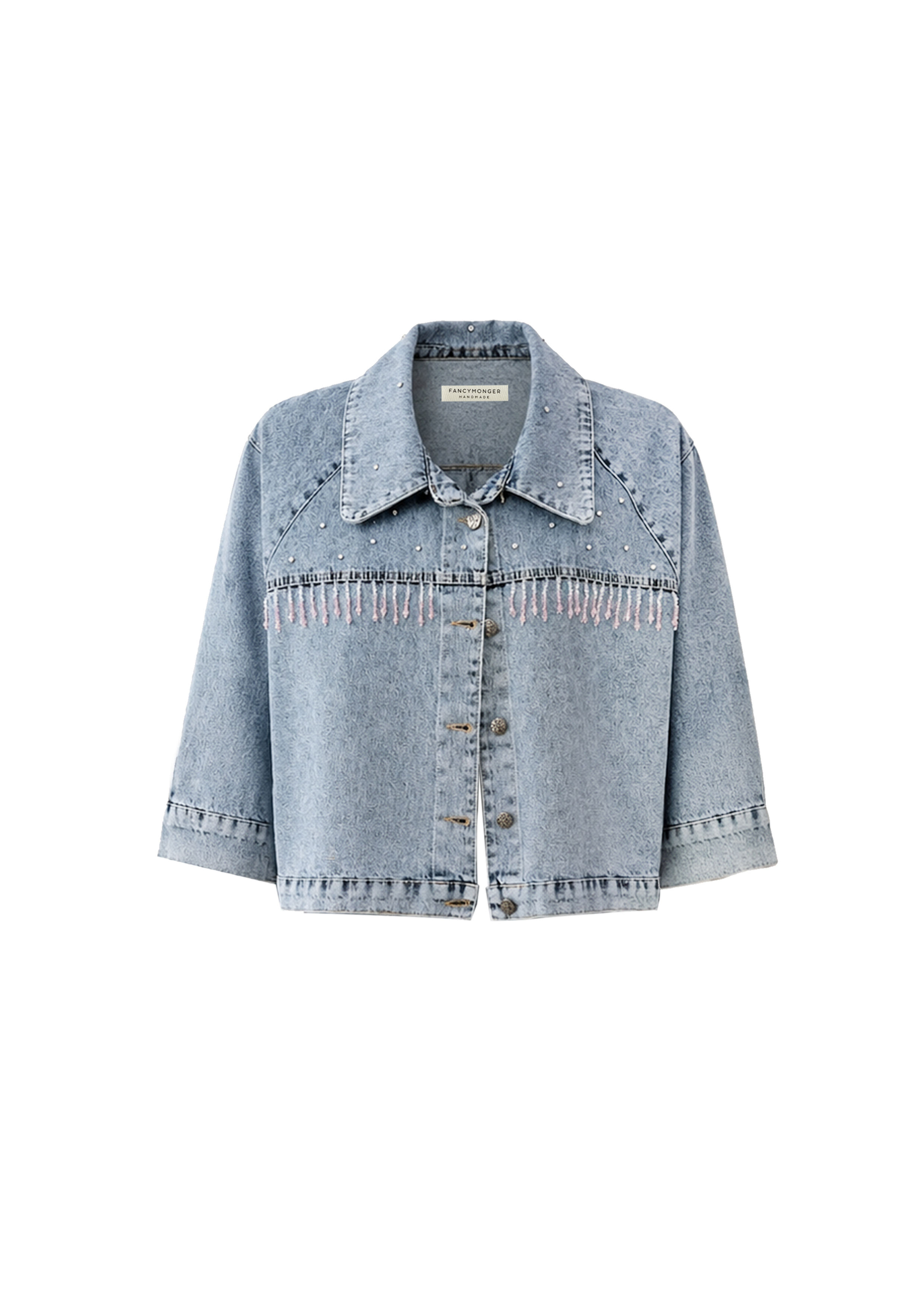 Pink Stardust Denim Ceket