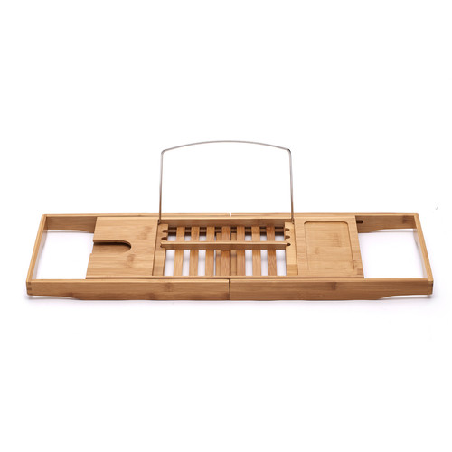 Bamboo bath shelf