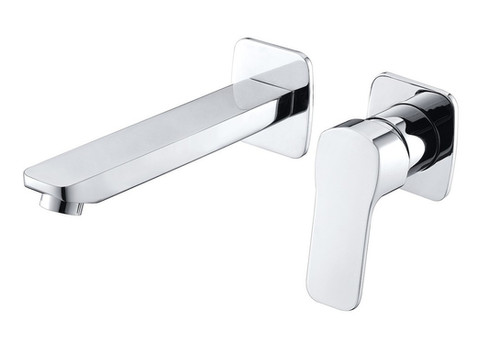 CUBE WAY 2-Hole Concealed Wall Mounted Sink Faucet