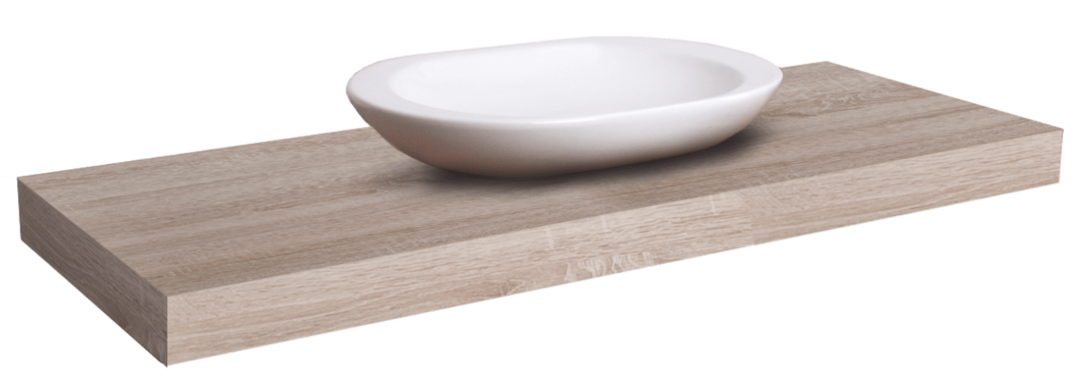 Desk floating shelve  for basin Dolce 80x50x8cm Bardolin