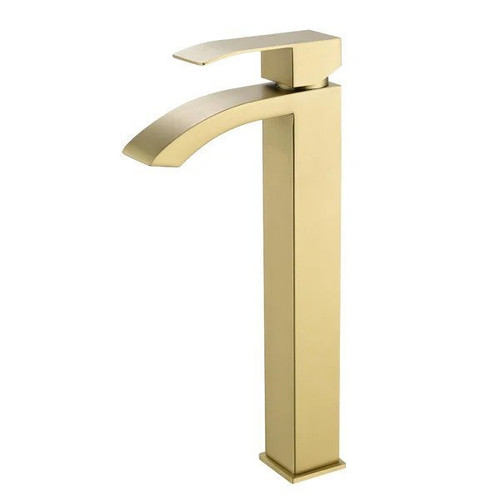 Single Hole Bathroom Faucet Finish: Brushed Gold