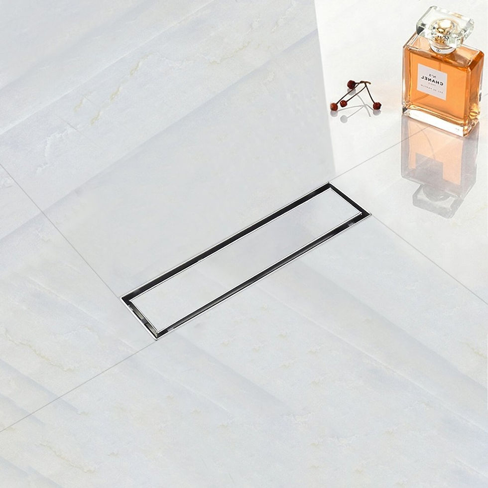 Tile Insert Linear Shower Drain 12" Blue Print Imports