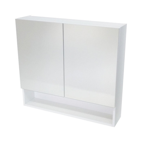 Mirror cabinet Naturel Vario Dekor 75x68,6 cm laminated VARIOG75BI 29.6x26.7”