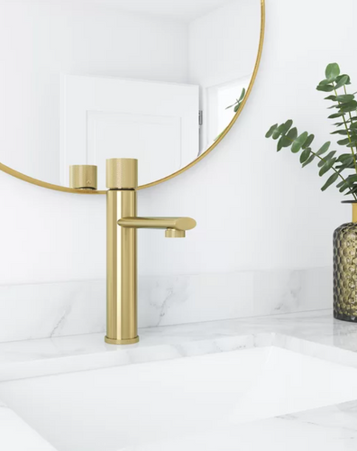 Single Hole Bathroom Faucet Gold